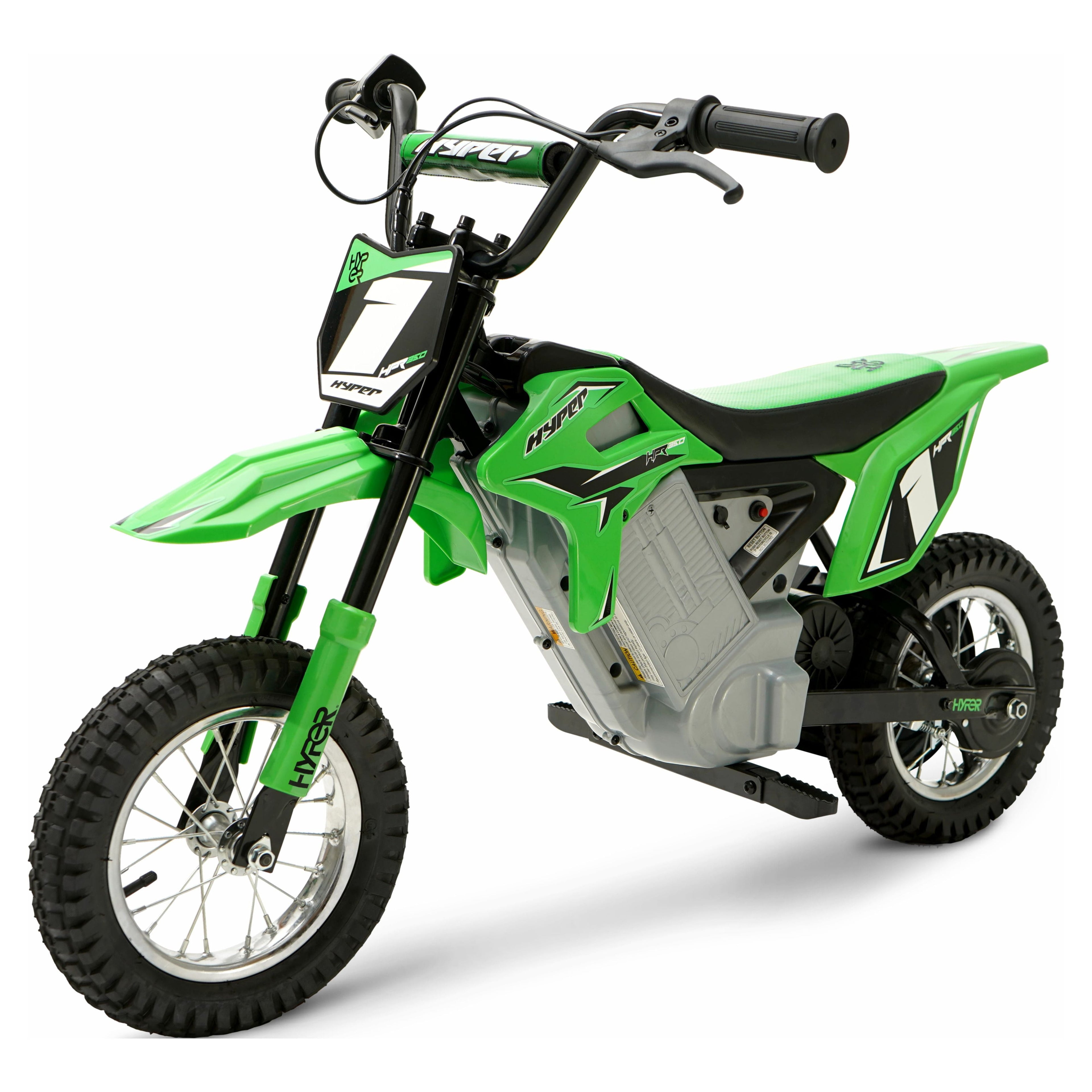 , HPR350 24V Electric Dirt Bike, Children Ages 13+, up to 14 MPH, Green